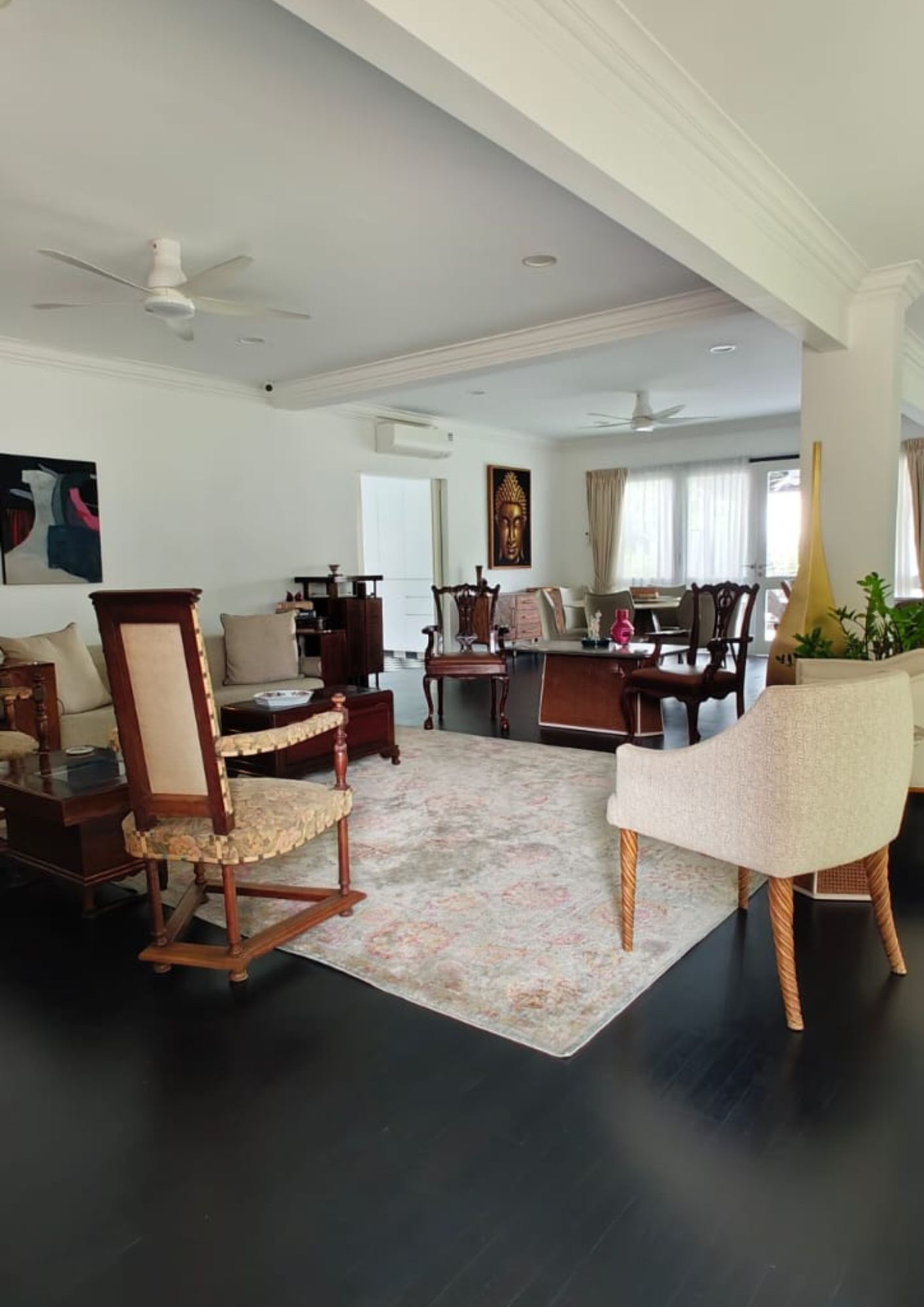 Tropical heritage landed property renovation at Jalan Sampurna Singapore